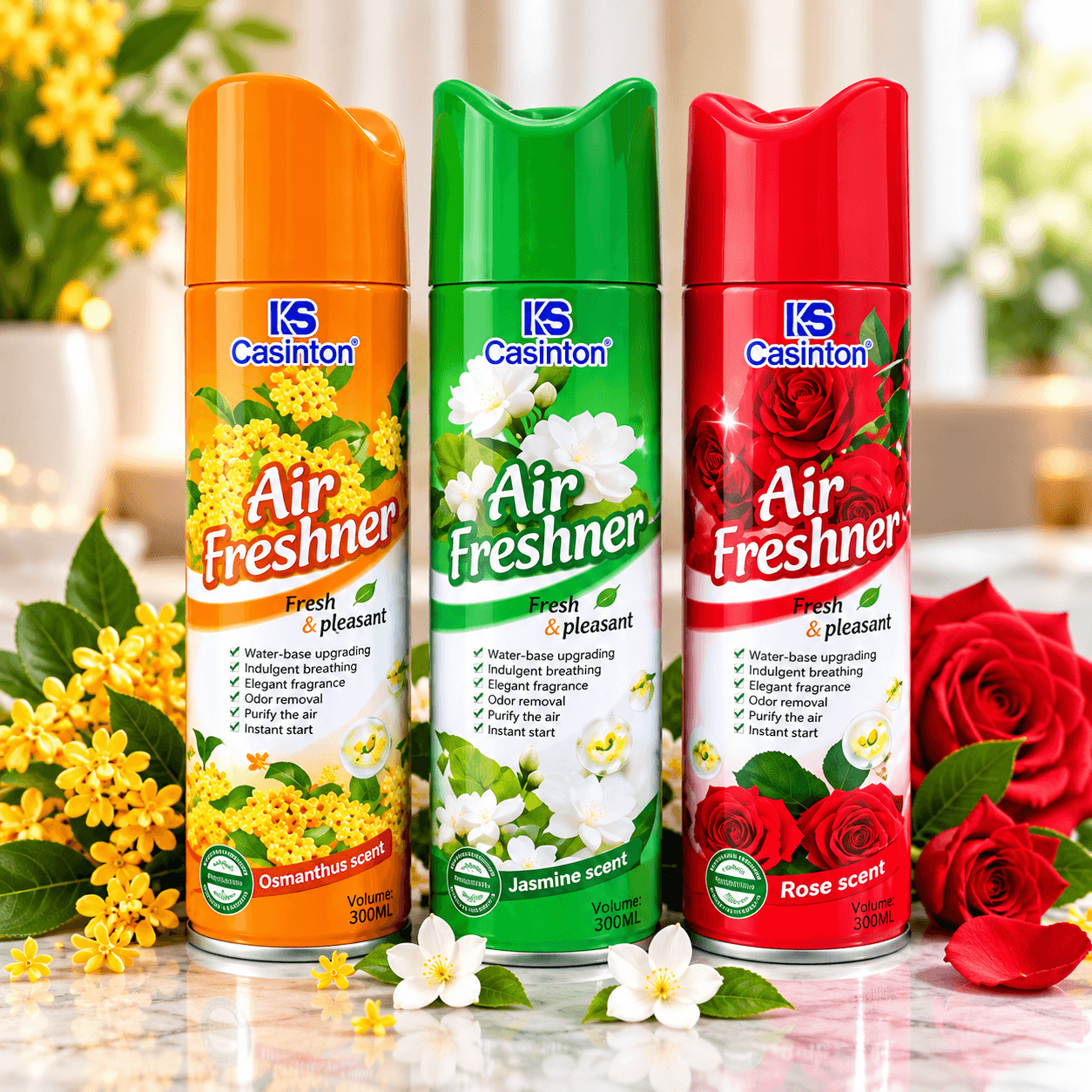 Air freshener spray product photo