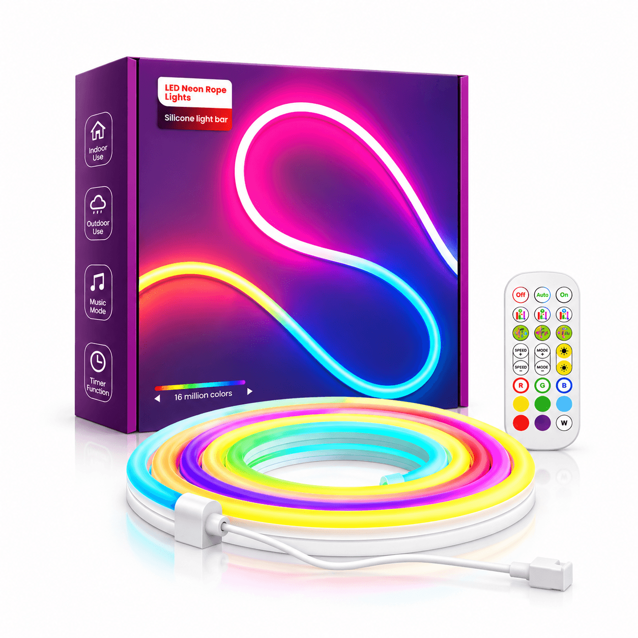 Neon light product photo