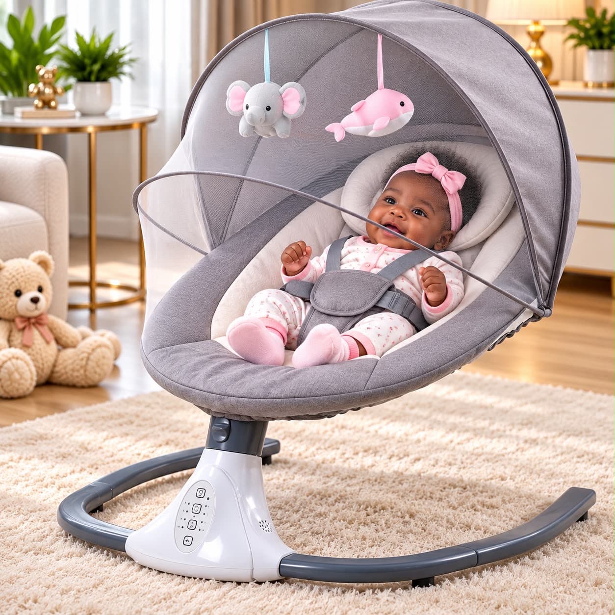 Baby Electric Auto Swing Cradle product photo