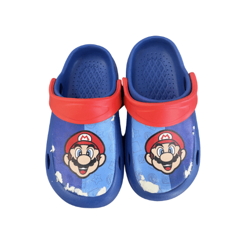 Kids' Blue and Red Mario Clogs product photo