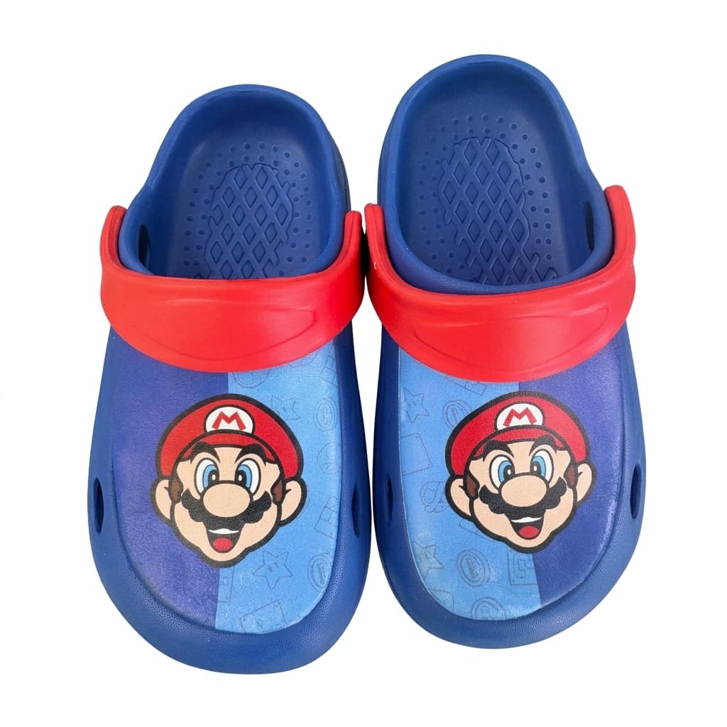 Kids' Blue and Red Mario Crocs product photo