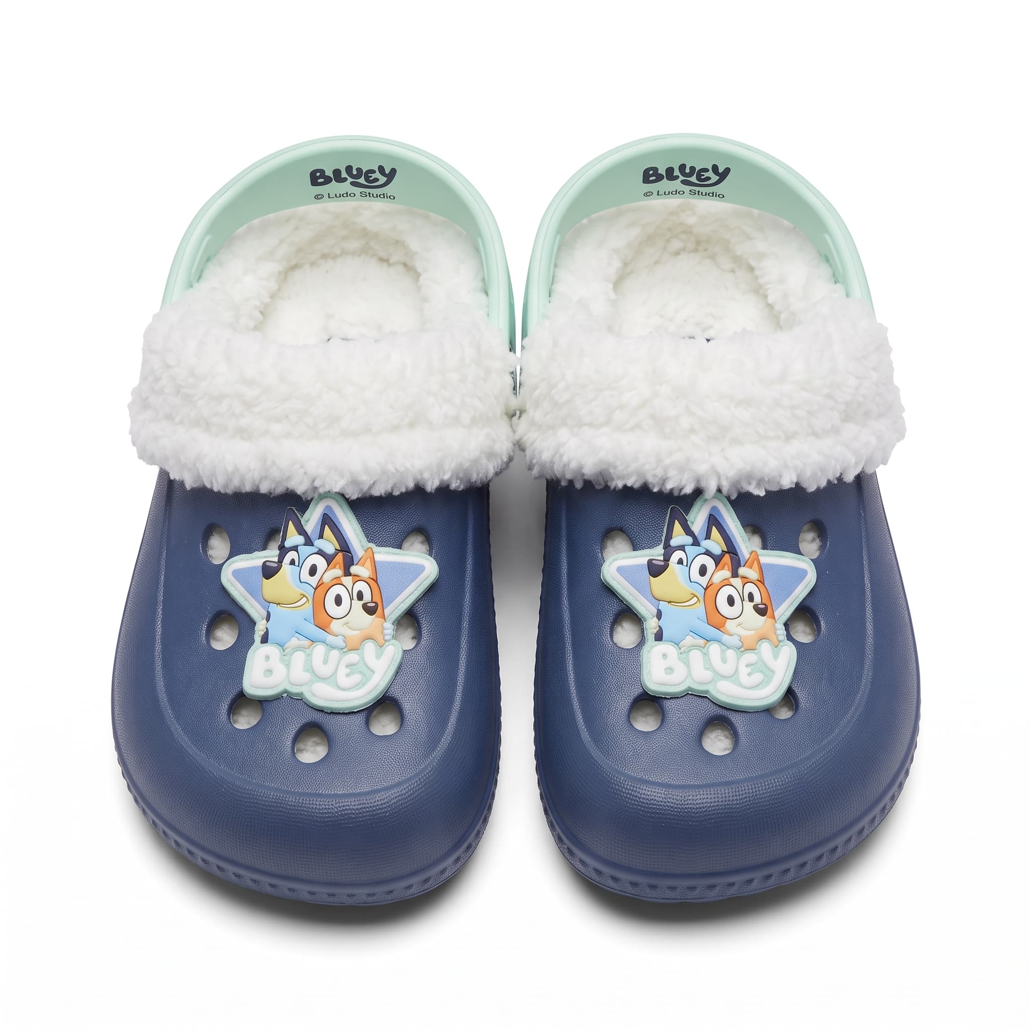 Bluey Cozy Faux-Fleece Winter Crocs for Kids product photo