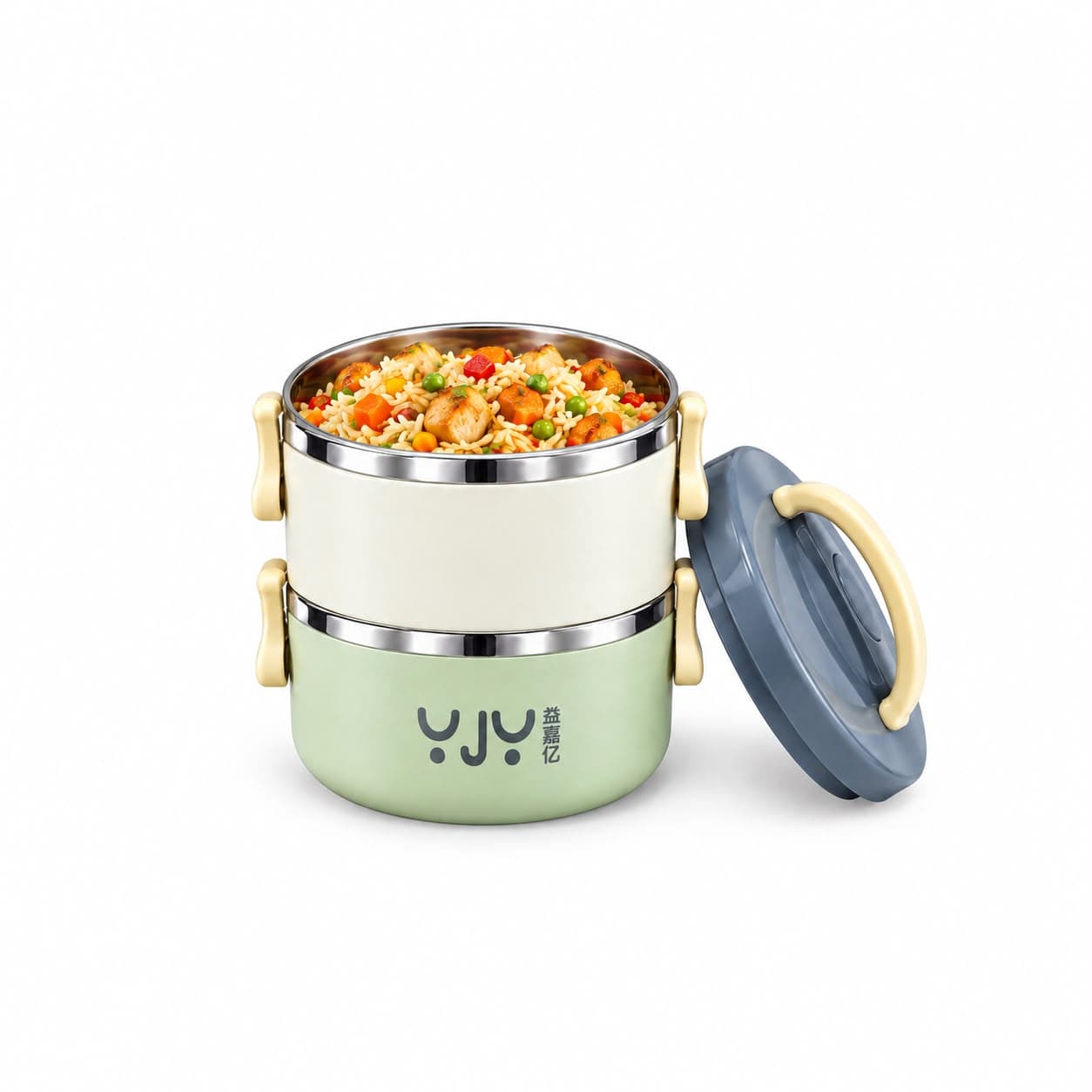 Insulated 2 in 1 lunch bowl set product photo